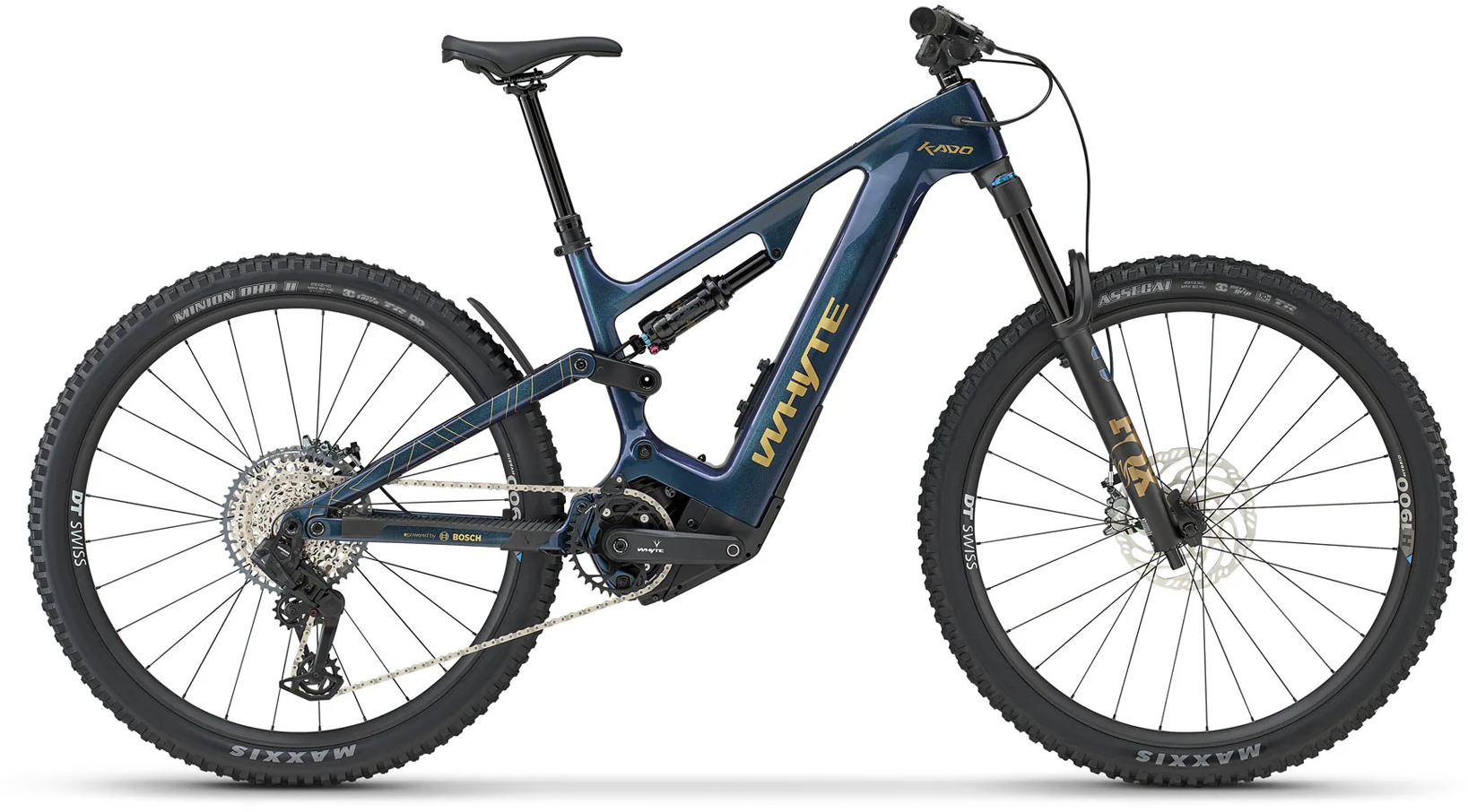 Whyte 2026 Kado RSX V2 Full Suspension Electric Mountain Bike LARGE Midnight blue (gloss) - Cycles UK